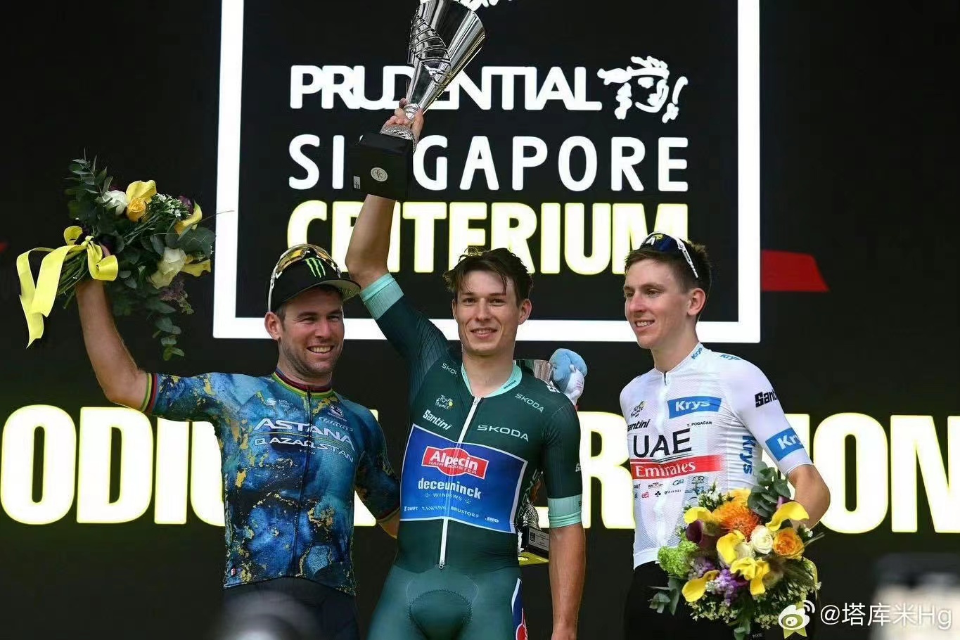 Glorie van Philipsen, het winnen van de tweede Tour de France Prudential Singapore Lap Race